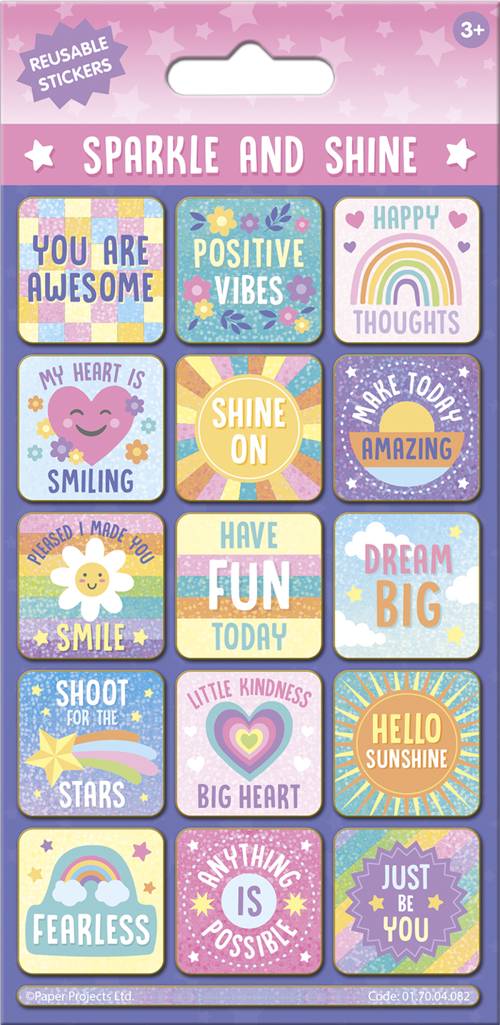 SPARKLE AND SHINE MAXI STICKERS