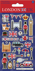 LONDON UK MAXI STICKERS