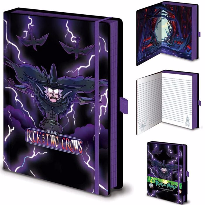 RICK AND MORTY (2 CROWS) A5 PREMIUM NOTEBOOK