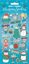 Snowy Friends XMAS STICKERS