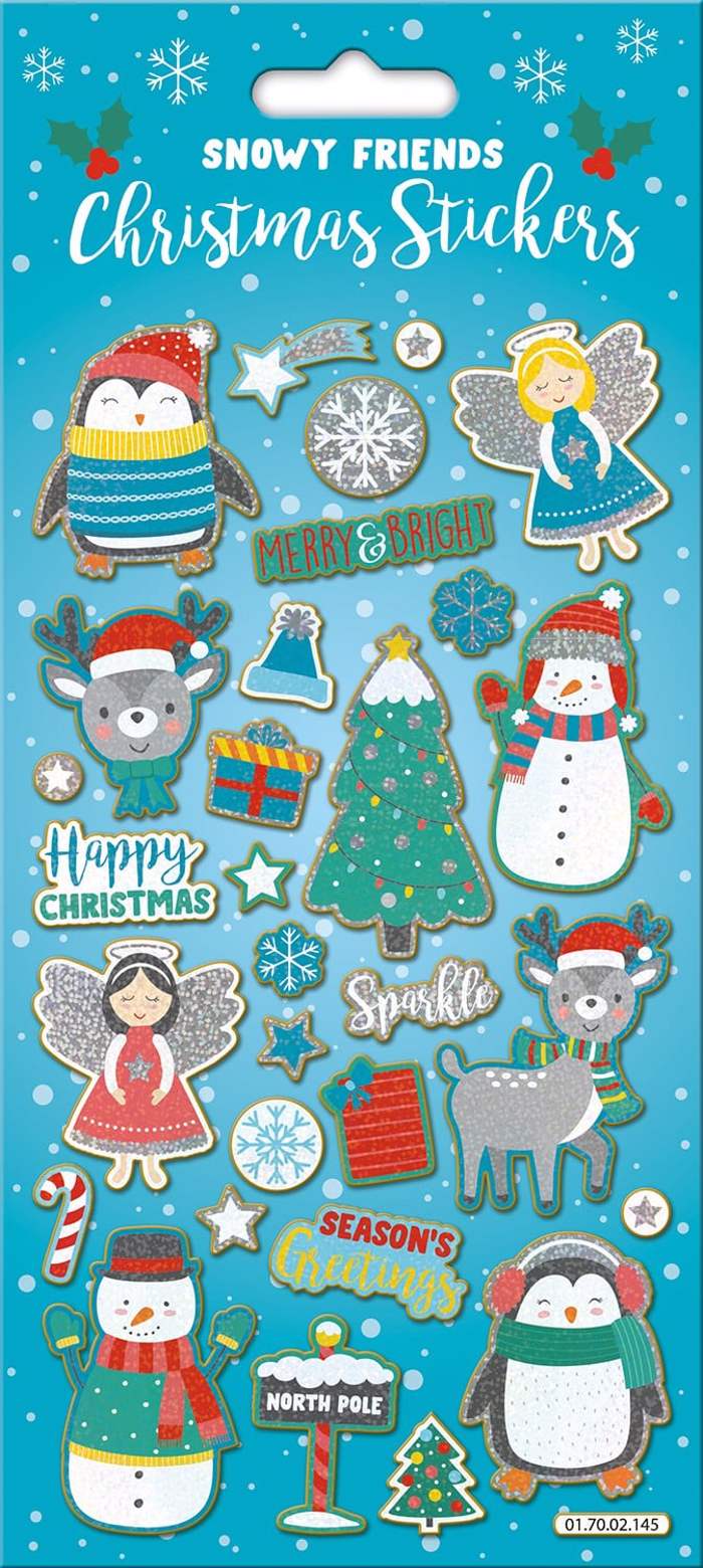 Snowy Friends XMAS STICKERS