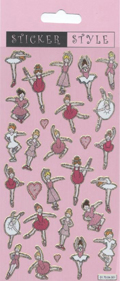 BALLET DANCER STICKERS