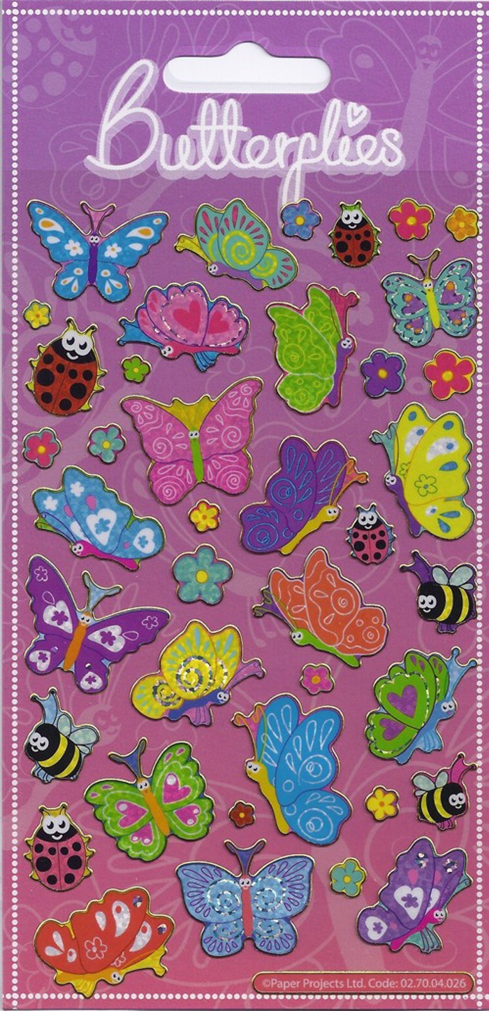 BUTTERFLIES MAXI STICKERS