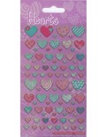 PATTERN HEARTS MAXI STICKERS