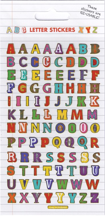 LETTER  MAXI STICKERS