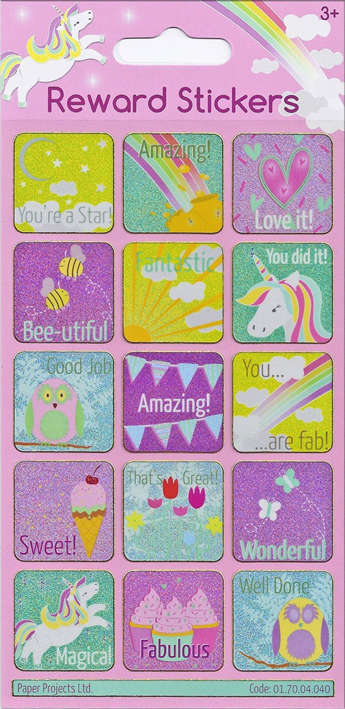 UNICORNS REWARD MAXI STICKERS