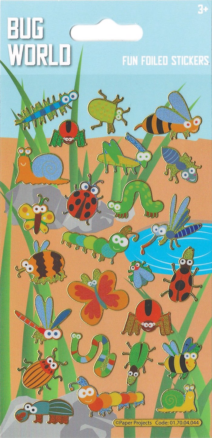 BUG WORLD MAXI STICKERS 