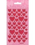 RUBY HEARTS STICKER