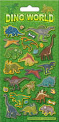 DINO WORLD MAXI STICKERS