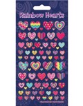 RAINBOW HEARTS STICKER