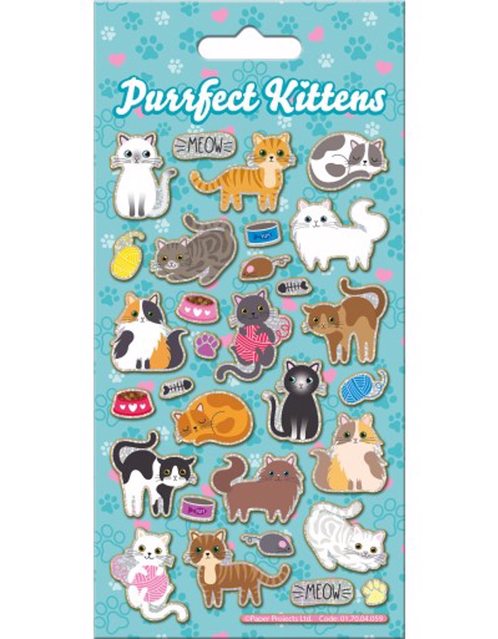 PURRFECT KITTENS STICKER