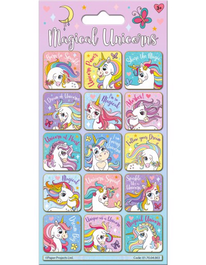 MAGICAL UNICORNS CAPTIONS STICKERS