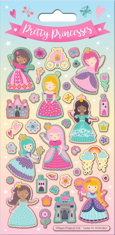 PRETTY PRINCESSES MAXI STICKERS