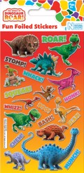 DINOSAUR ROAD!  MAXI STICKERS