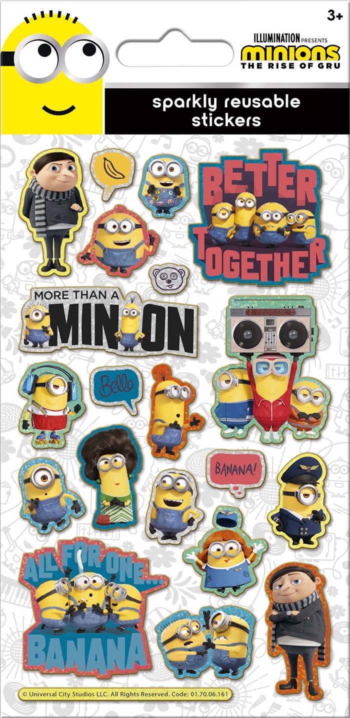 MINIONS MAXI STICKERS 