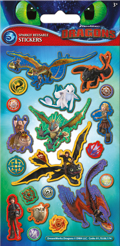 DRAGONS MAXI STICKER