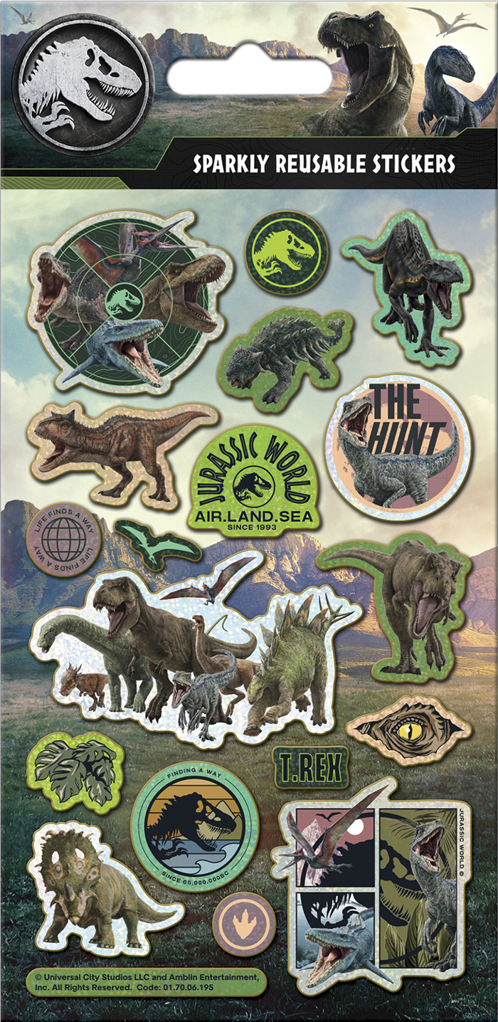 JURASSIC WORLD MAXI STICKER