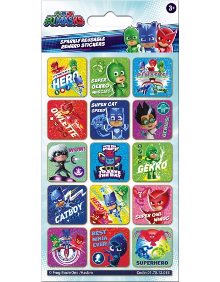 PJ MASKS HEROES REWARD STICKER