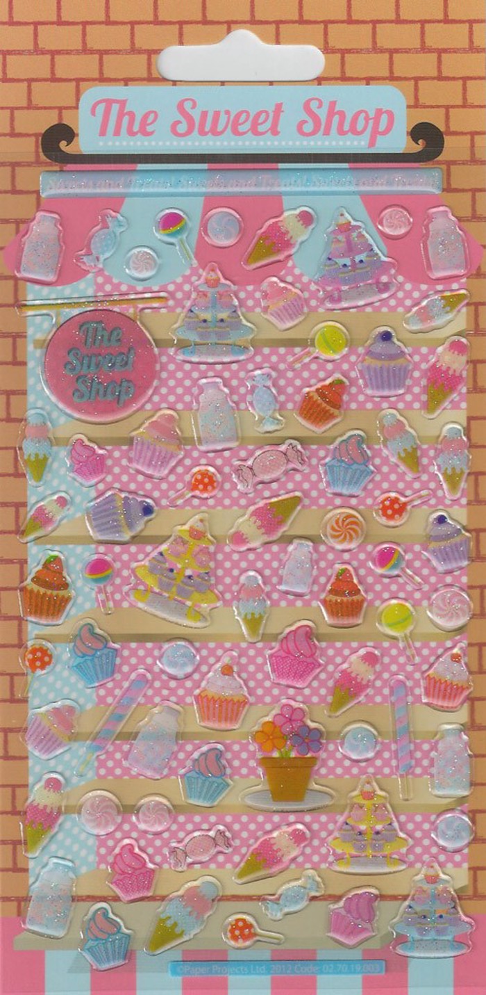 THE SWEET SHOP FOAM STICKERS