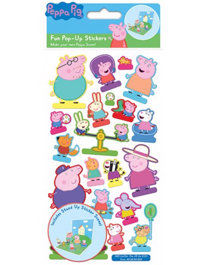 POP UP STICKERS PEPPA PIG