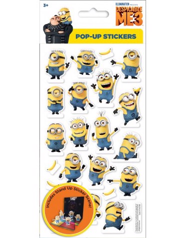 POP UP STICKERS DESPICABLE ME