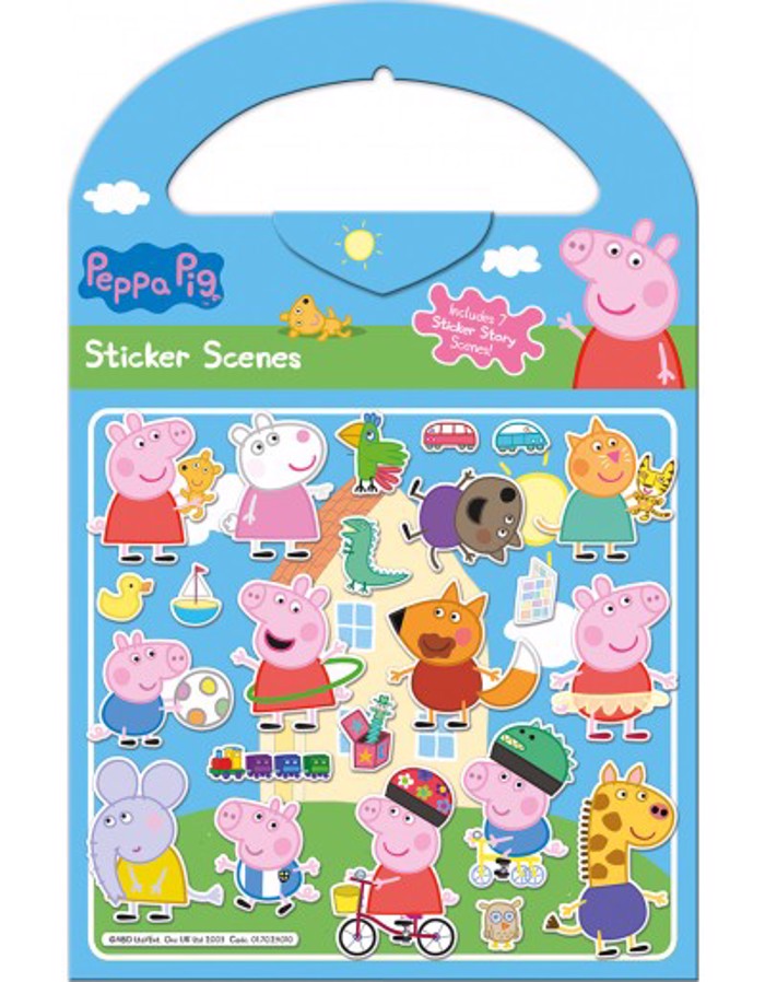 STICKER SCENE PEPPA PIG