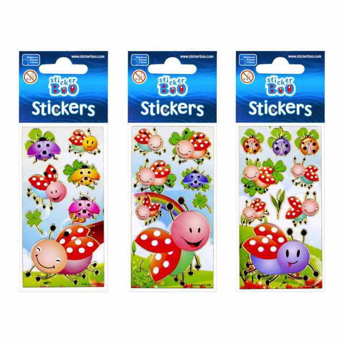 STICKER BOO LADYBIRDS 