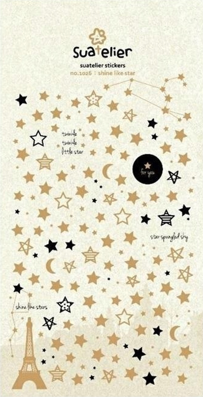 SHINE LIKE STAR SUATERIER STICKERS