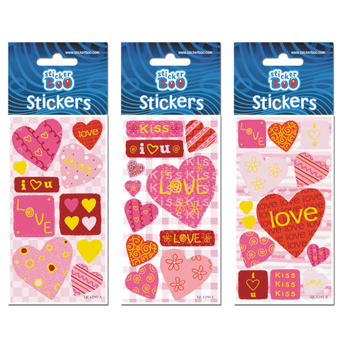 HEARTS STICKER BOO