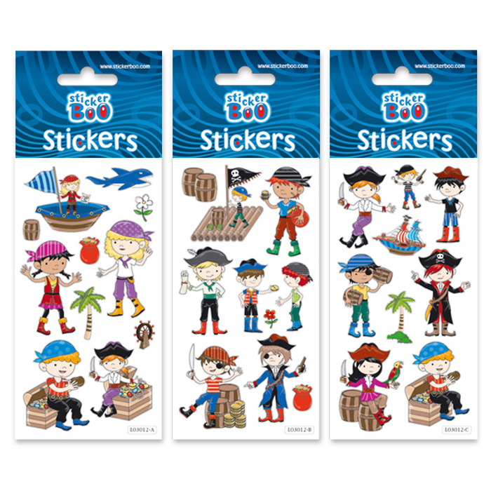 STICKER BOO PIRATES