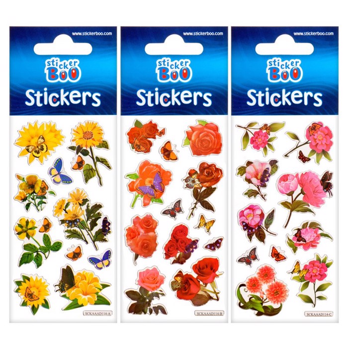 STICKER BOO FLOWERS 2