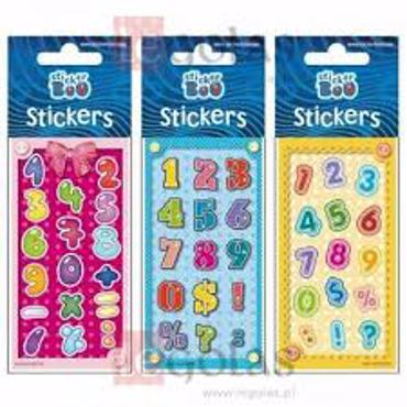 STICKER BOO NUMBERS 2 SILVER