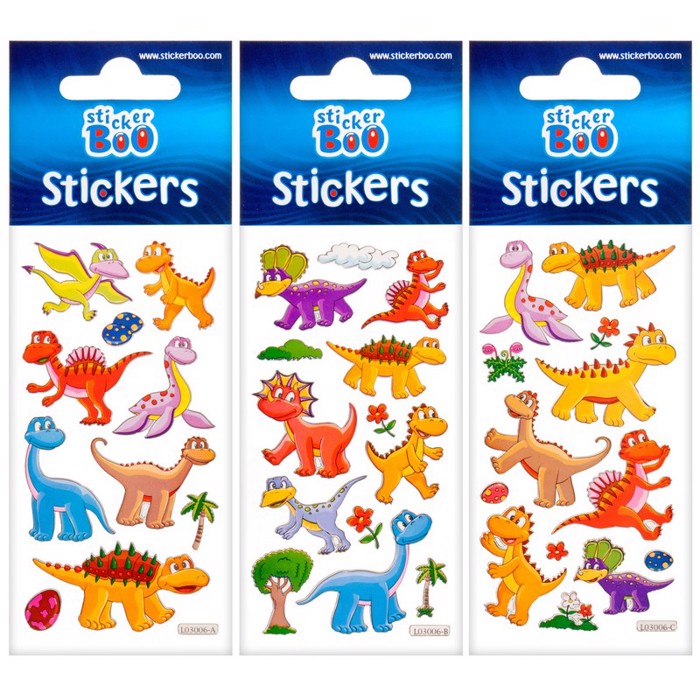 STICKER BOO DINOSAURS 2