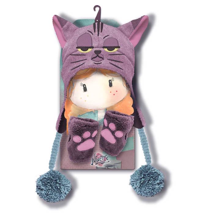 NINETTE CAP AND GLOVES SET
