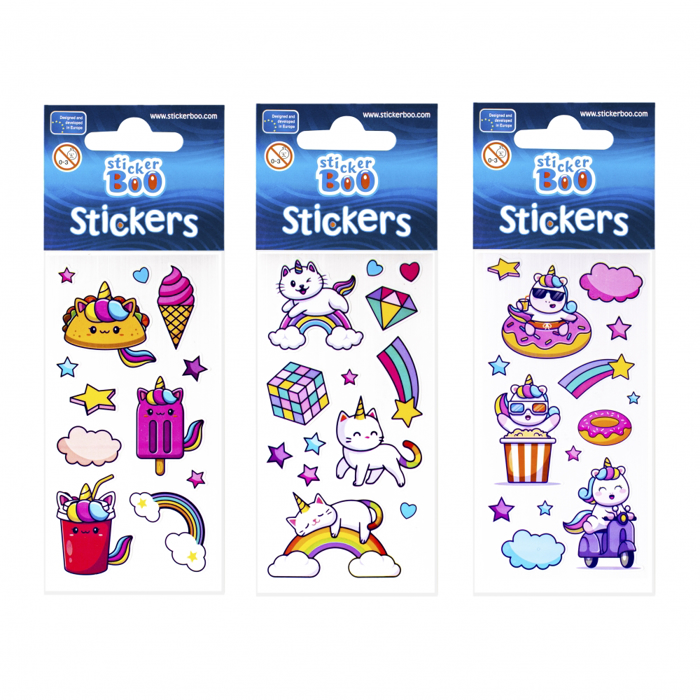 STICKERS BOO UNICORNS