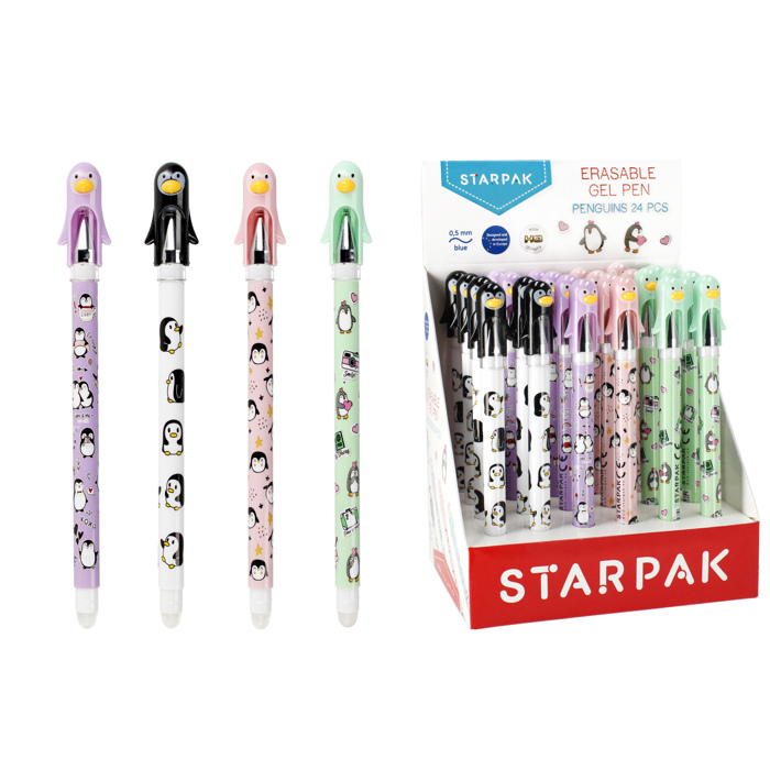 ERASABLE PEN PENGUINS