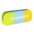 PENCIL CASE SILICON TRICOLORE NEON