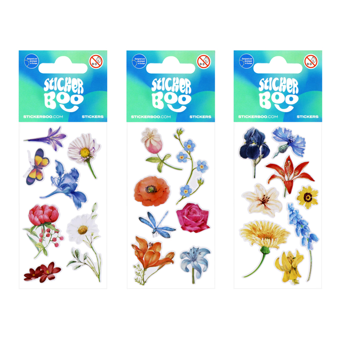 STICKER BOO FLOWERS 4