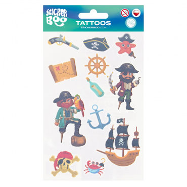 TATTOO WROZKI 100Χ175 PIRATES