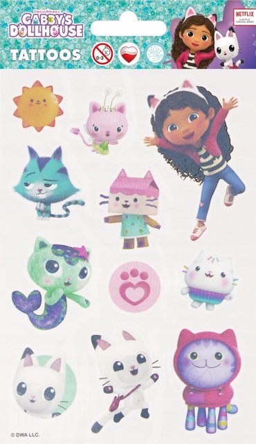 TATTOO WROZKI 100Χ175 GABBY'S DOLLHOUSE