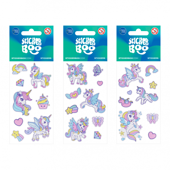 STICKER BOO UNICORNS