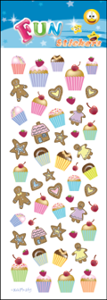 CUPCAKES fun stickers