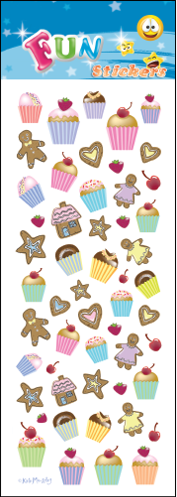 CUPCAKES fun stickers