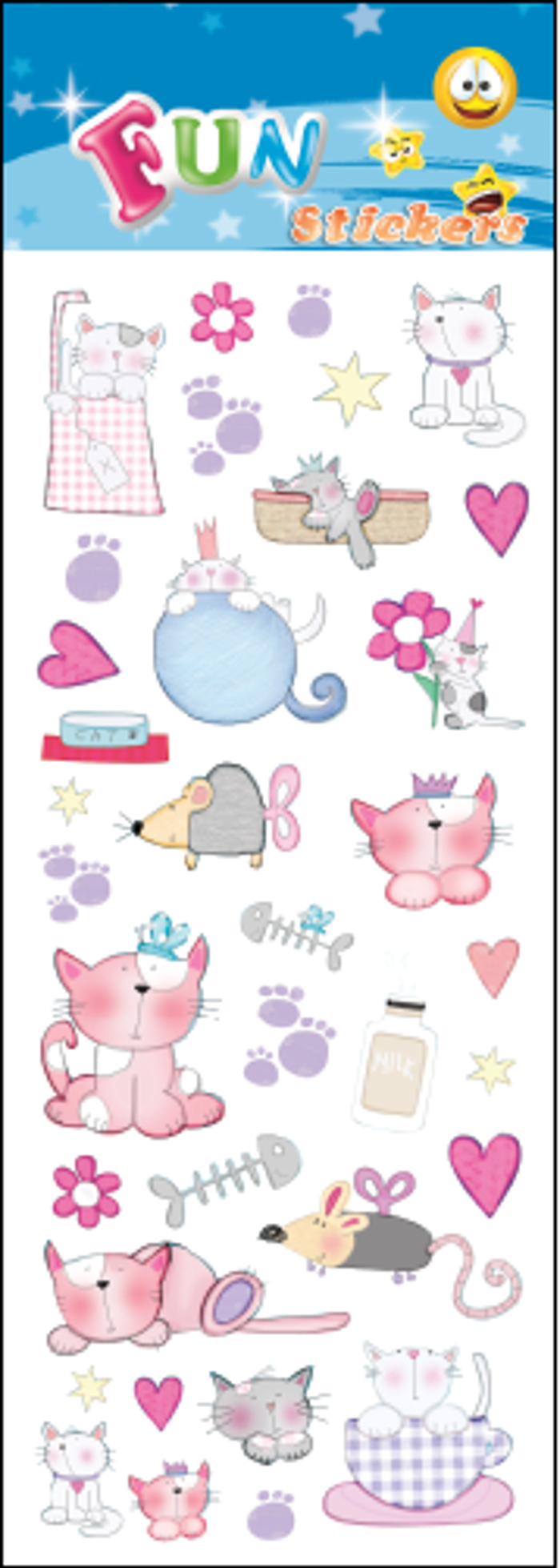 CUTE CATS fun stickers