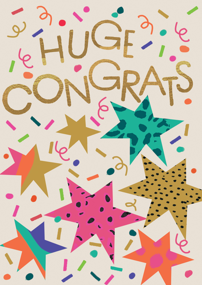 HUGE CONGRATS