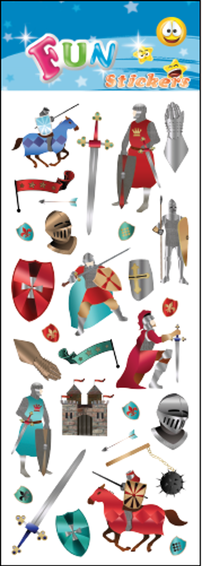 KNIGHTS & CASTLES fun stickers