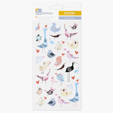 CHIRPY BIRDS FUN STICKERS