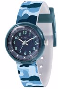 TIKKERS BLUE CAMO STRAP WATCH