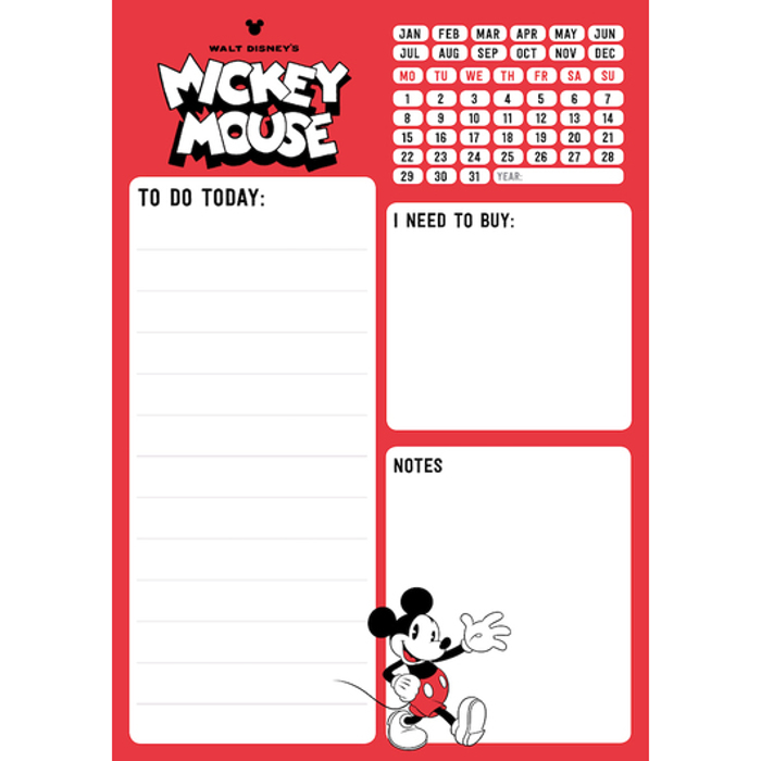NOTEPAD MICKEY MOUSE