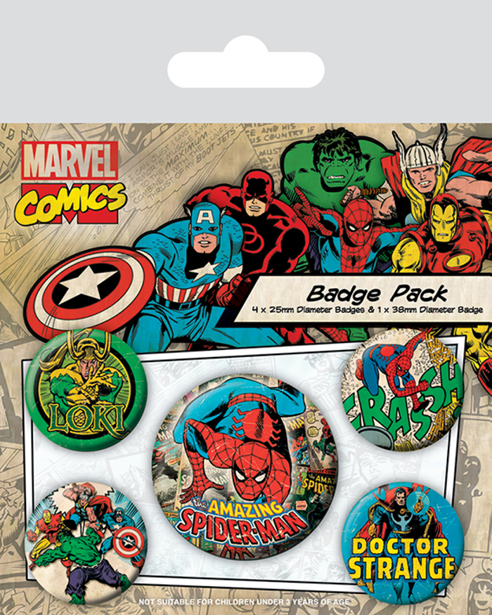 SET KONKARDES MARVEL COMICS (SPIDER MAN)